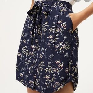Ann Taylor Loft : Daisy Tie Waist Button Skirt